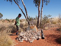 29-Visiting Michael Tobin's grave at Well 40